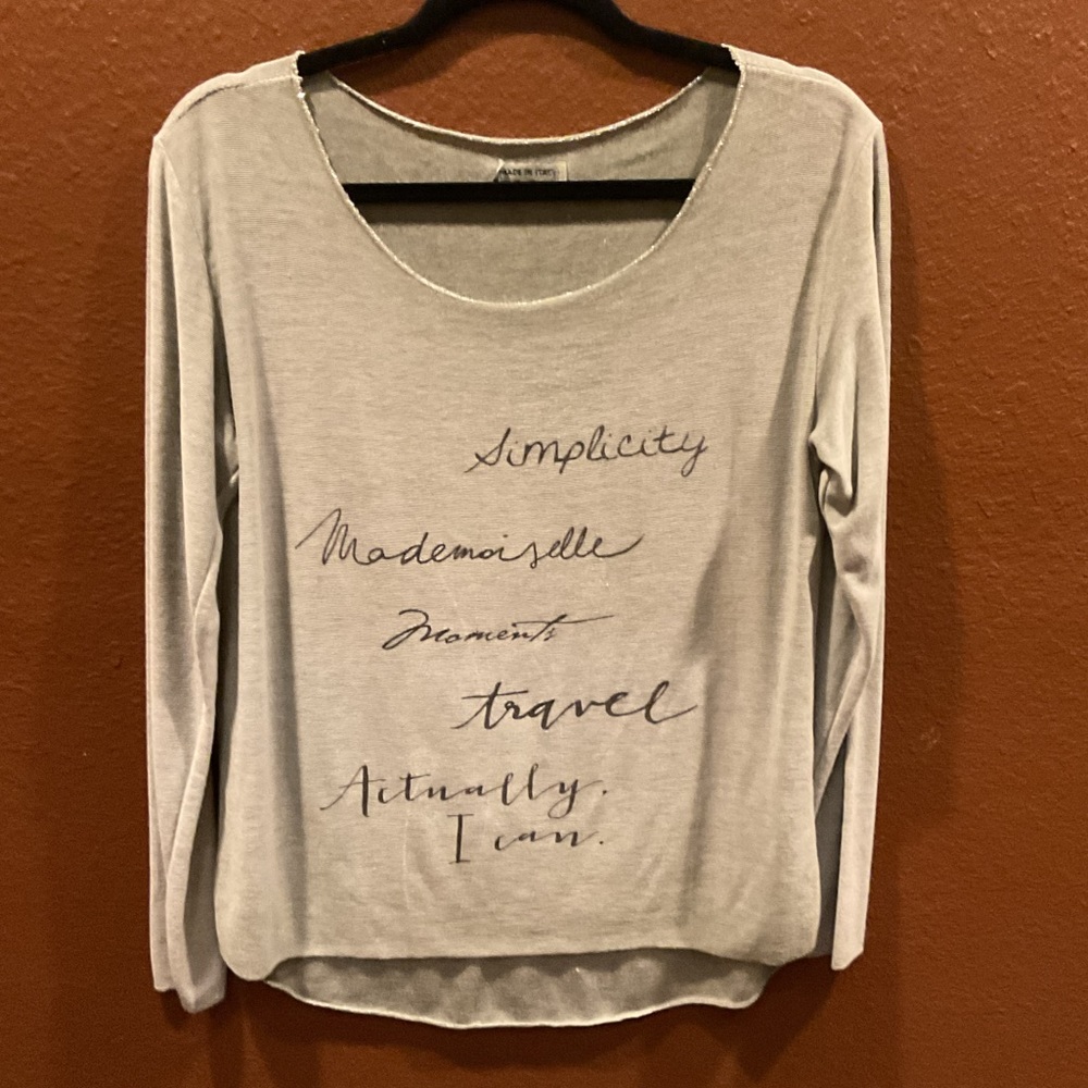 Long sleeve blouse